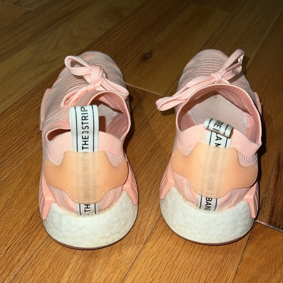 Adidas women’s NMD_R1 STLT Primeknit 'Clear Orange' AQ11 size 7 - Picture 10 of 12